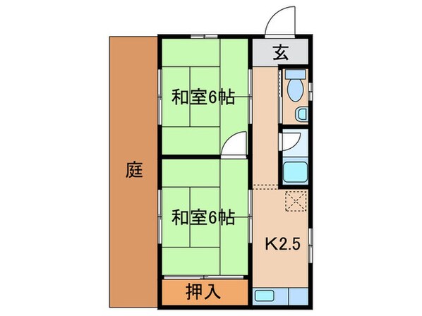 塚本貸家の物件間取画像